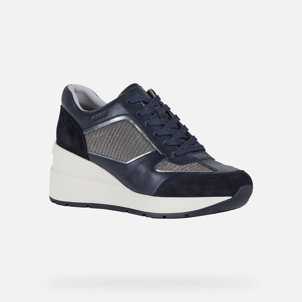 Geox Bayan Spor Ayakkabı Lacivert - Zosma - ORU-319826